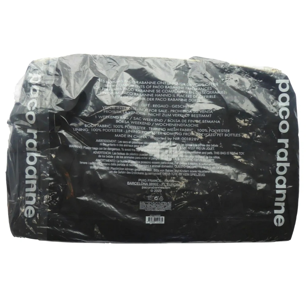 Paco Rabanne Bag Duffel Travel Gym NEW 1 Million